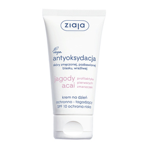Ziaja Acai-Beeren schützende und beruhigende Tagescreme LSF 10, 50 ml
