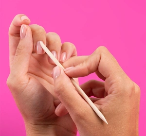 Semilac Holzstäbchen mit spitzer Spitze und Schaufel 10 Stück