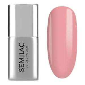 Semilac Fiber Base – starke Grundierung mit Nylonfasern für Hybridlacke, Pink Beige, 7 ml