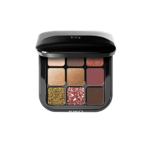 KIKO Milano Glamour Multi Finish Mini Lidschattenpalette 03 Burgundy Notes 2,5g