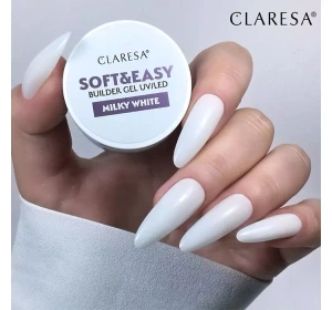 CLARESA SOFT & EASY AUFBAUGEL UV/LED MILKY WHITE 12G