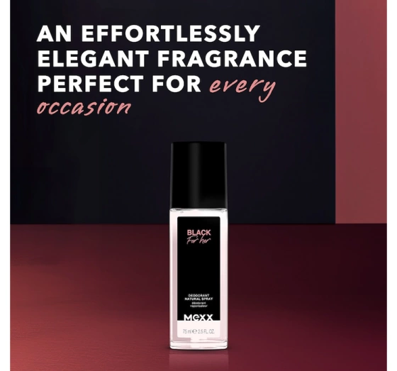 Kliknij na zdjęcie, aby je powiększyć Mexx Black Woman Deodorant Spray 75 ml