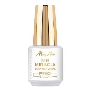 Molly Nails Pro Salon Mr Miracle Top No Wipe – Hybrid-Topcoat ohne Abwischen, 15 g