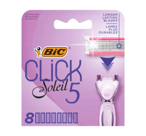 Bic Click Soleil 5 Ersatzklingen für Damenrasierer 8 Stück