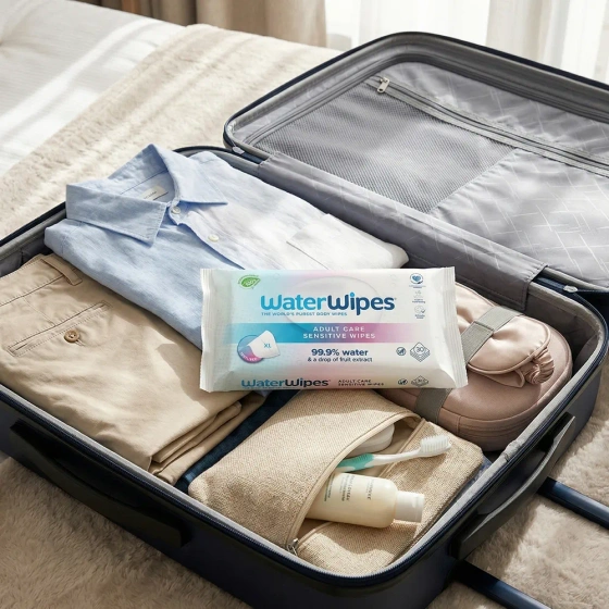 Kliknij na zdjęcie, aby je powiększyć Water Wipes Adult Care Feuchttücher für Erwachsene XL, 30 Stück