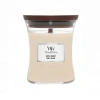 Woodwick Medium Jar Candle – mittelgroße Duftkerze „White Honey“, 275 g