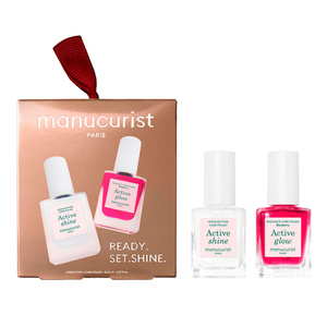 Manucurist „Tiny but Shiny“ – Set mit Mini-Pflegenagellacken „Active“