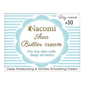 Nacomi Shea Butter Cream – pflegende Tagescreme für die Gesichtshaut +50, 50 ml