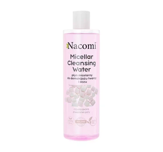NACOMI MICELLAR CLEANSING WATER MIZELLENWASSER FÜR PORENVERENGUNG 400ML