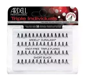 ARDELL TRIPLE INDIVIDUALS 56 WIMPERNBÜSCHEL KNOTENFREI SHORT KURZ BLACK SCHWARZ