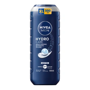 NIVEA MEN Hydro Care Feuchtigkeitsspendendes 5-in-1 Duschgel mit Aloe 500 ml