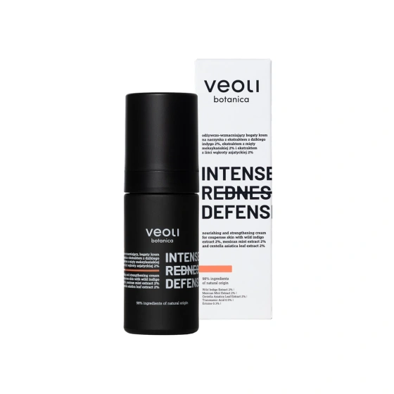 Kliknij na zdjęcie, aby je powiększyć Veoli Botanica Intense Redness Defense Nährend-stärkende reichhaltige Creme für empfindliche Haut 30 ml