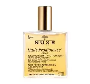 NUXE HUILE PRODIGIEUSE RICHE MULTI-PURPOSE NOURISHING OIL 100 ML
