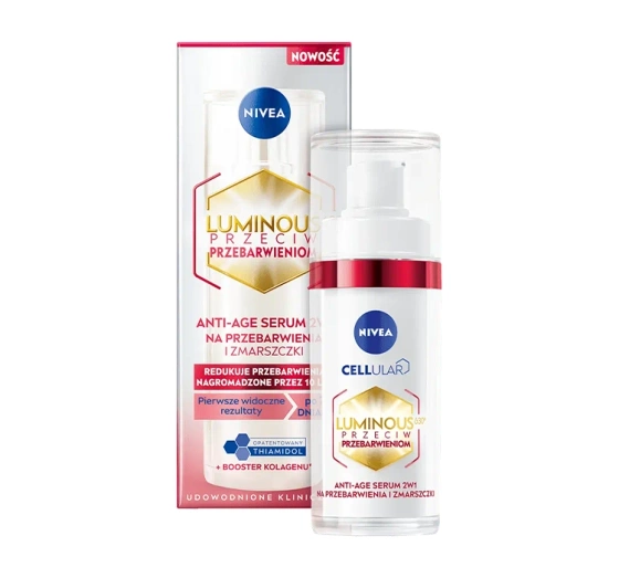 NIVEA CELLULAR LUMINOUS630 ANTI-AGE SERUM 2IN1 30ML