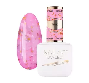 NAILAC GLAMMY BASE KAUTSCHUKBASIS PINK 7ML