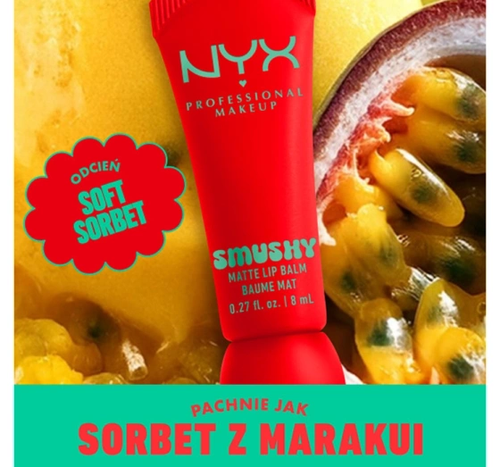 NYX Professional Makeup Smushy matter Lippenbalsam 09 Soft Sorbet 8 ml