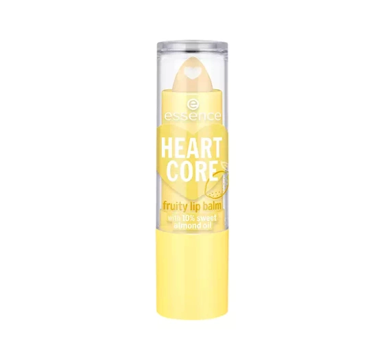 ESSENCE HEART CORE FRUITY LIP BALM FRUCHTIGER LIPPENBALSAM 04 LUCKY LEMON 3G
