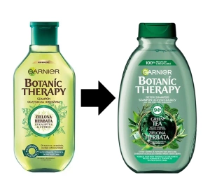 Garnier Botanic Therapy Green Tea Reinigungsshampoo für normales und fettiges Haar, 400 ml