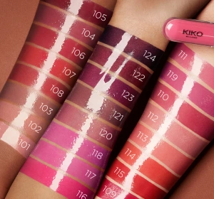   KIKO Milano Unlimited Double Touch Zweiteiliger Flüssiglippenstift 103 Natural Rose 2x 3ml