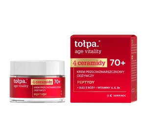 Tołpa Age Vitality 4 Ceramide Nährende Creme für reife Haut 70+ Tag und Nacht 50 ml