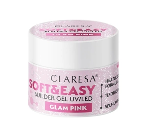 Claresa Soft & Easy Aufbaugel Glam Pink 45 g