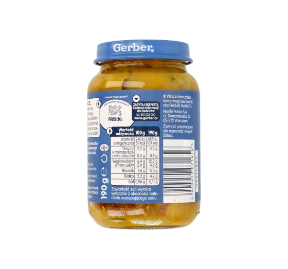 Gerber Tomatensuppe mit Reis und Pute nach dem 8. Monat 190g