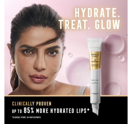 Kliknij na zdjęcie, aby je powiększyć Max Factor Miracle Pure Lippenbalsam 040 Vital Rose 12ml