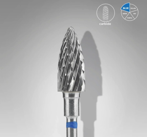 Kliknij na zdjęcie, aby je powiększyć Staleks Pro Expert Hartmetallfräser Zapfen Blau FT110B060/14
