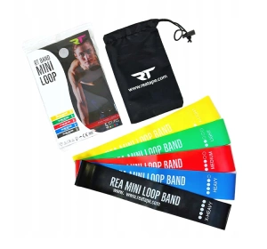 Rea Tape Band Mini Loop – Set mit 5 Widerstandsbändern für das Training