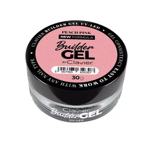 CLAVIER AUFBAUGEL UV/LED PEACH 30G