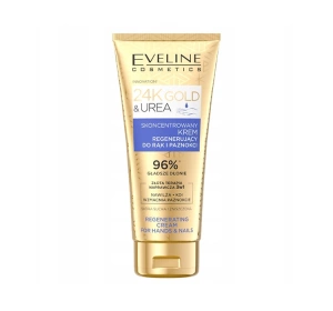 Eveline 24K Gold & Urea 3in1 Konzentrierte regenerierende Hand- und Nagelcreme 100 ml
