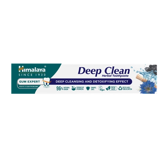 Kliknij na zdjęcie, aby je powiększyć Himalaya Deep Clean Tiefenreinigende Zahnpasta 75 ml