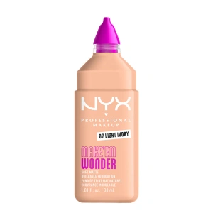 NYX Professional Makeup Make 'Em Wonder Leichte mattierende Foundation 07 Light Ivory 30 ml