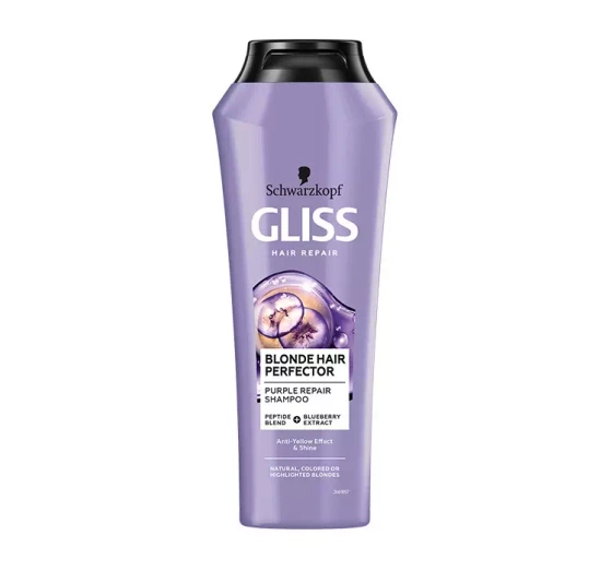 Kliknij na zdjęcie, aby je powiększyć GLISS BLONDE HAIR PERFECTOR SHAMPOO FÜR BLONDES HAAR 250ML