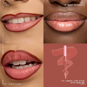 NYX Professional Makeup Lip Lingerie Wasserfester Lippenkonturenstift mit Tint 08 After Hours 1 ml