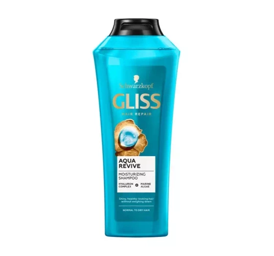Kliknij na zdjęcie, aby je powiększyć GLISS AQUA REVIVE SHAMPOO FÜR NORMALES UND TROCKENES HAAR 400ML