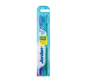 Jordan Target Teeth & Gums 2er-Pack Zahnbürsten, Medium