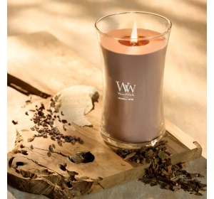 Woodwick Large Jar Candle Duftkerze Patchouli Creme 610 g