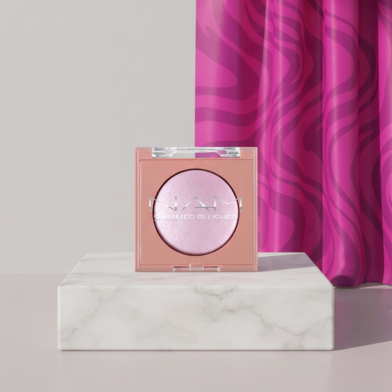 Kliknij na zdjęcie, aby je powiększyć NAM Shimmer Blusher – strahlendes Rouge 04 Icy Lavender 4 g
