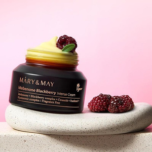 Mary&May; Idebenone Blackberry Intense Cream – Anti-Falten-Gesichtscreme mit Idebenon und Brombeerextrakt, 70 g