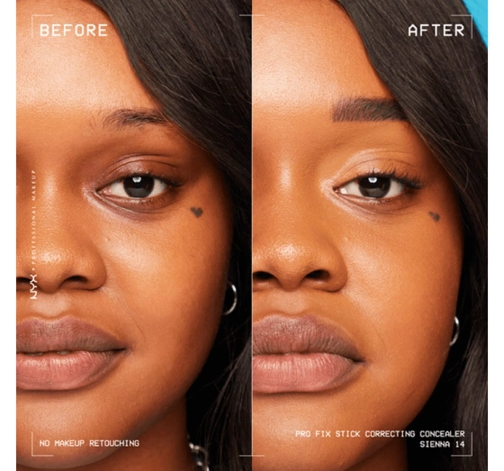 Kliknij na zdjęcie, aby je powiększyć NYX Professional Makeup Pro Fix Stick Concealer-Stick für das Gesicht 14 Sienna 1,6 g
