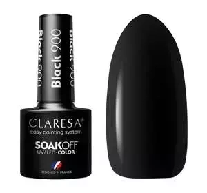 CLARESA SOAK OFF HYBRIDLACK BLACK 900 5ML