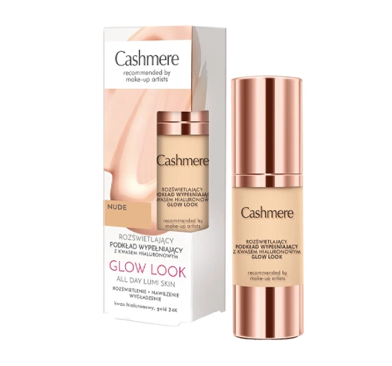 Cashmere Glow Look Aufhellendes auffüllendes Make-up mit Hyaluronsäure Nude 30 ml