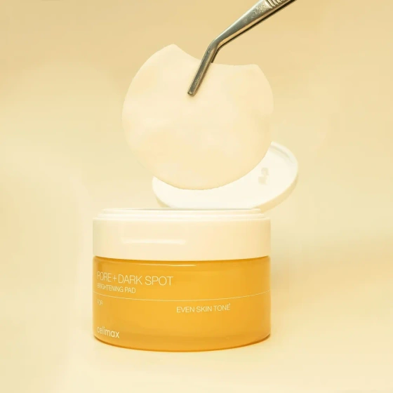Celimax Pore + Dark Spot Brightening Pad – aufhellende Gesichtspads, 40 Stück