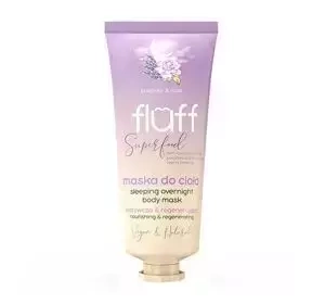 FLUFF SUPERFOOD KÖRPERMASKE FÜR NACHT LAVENDEL UND ROSE 150ML