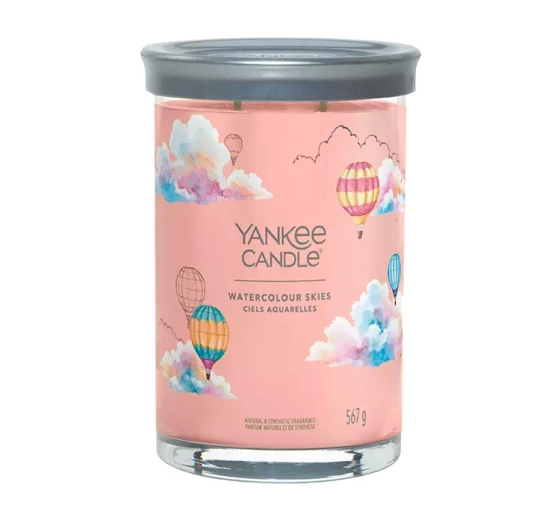 YANKEE CANDLE SIGNATURE DUFTKERZE TUMBLER WATERCOLOUR SKIES 567G