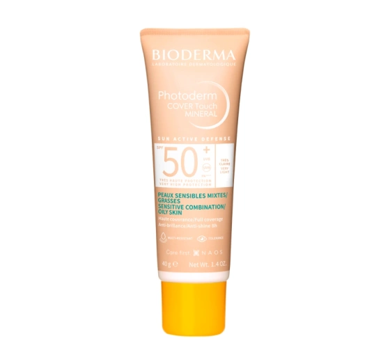 Bioderma Cover Touch Mineral Deckendes Fluid mit SPF50+ Very Light 40g