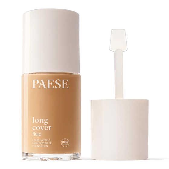 Kliknij na zdjęcie, aby je powiększyć Paese Long Cover Fluid – cremige, deckende Gesichtsgrundierung, neue Formel, 2.5 Warm Beige, 30 ml