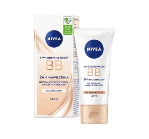 NIVEA 24H Feuchtigkeit ​​BB Tagescreme 5in1 Hell 50ml