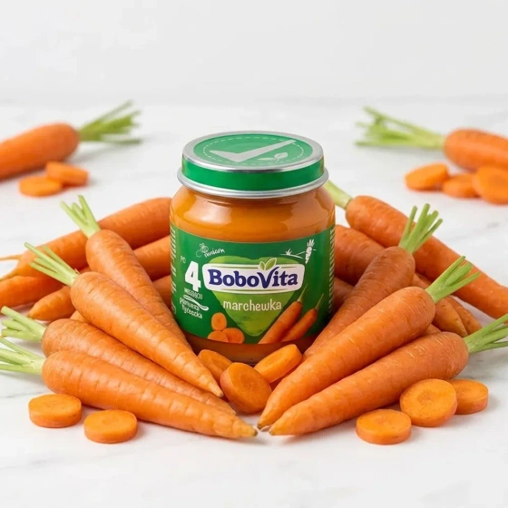 BoboVita Babynahrung im Gläschen ab dem 4. Monat: Karotten 125 g